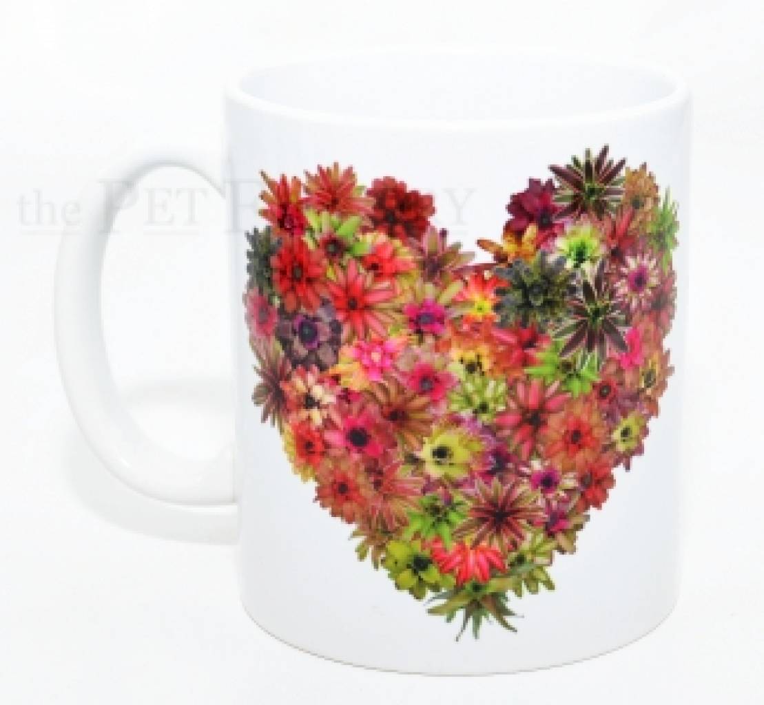 Kaffeebecher "Bromelien Herz"